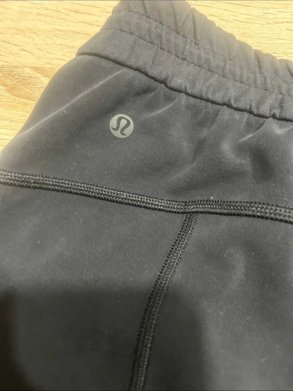 Lululemon black Athletic Drawstring Shorts Sz 12